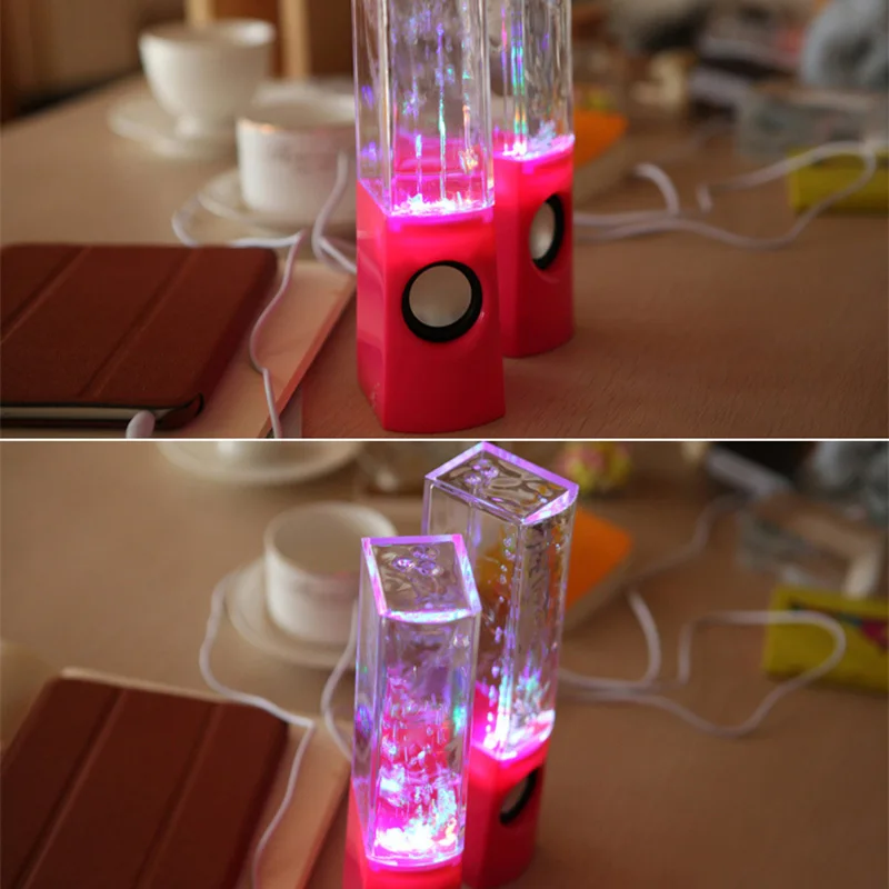 Беспроводная танцевальная водная Колонка светодиодная фонтанная для домашней