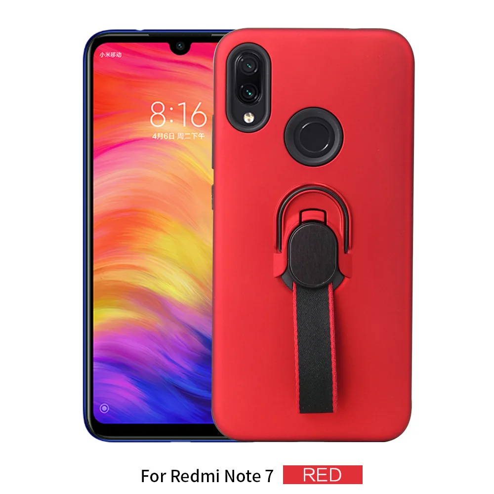 Кольцо на палец руки Пряжка Чехол Для Телефона Сяо mi красный S2 5 плюс 6 6A Pro Note 4 4X5 7 8