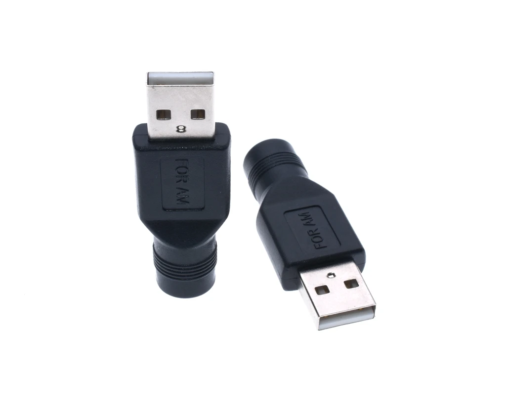 1 шт. 5 5*2 мм гнездовой разъем к USB 2 0 штекер/гнездовой в постоянного тока Штекерный
