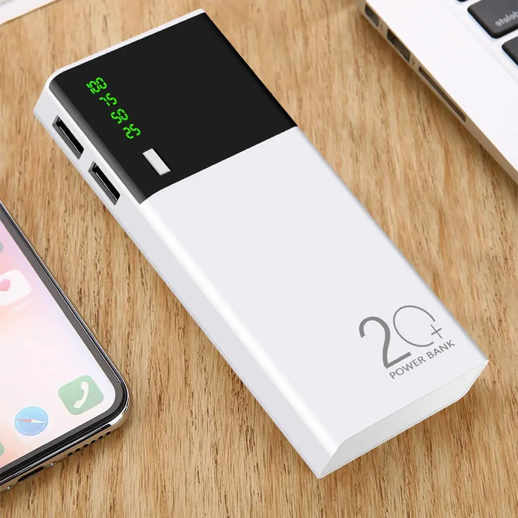 15000 мАч Dual USB power Bank Новый ЖК Внешний аккумулятор внешнее зарядочное устройство