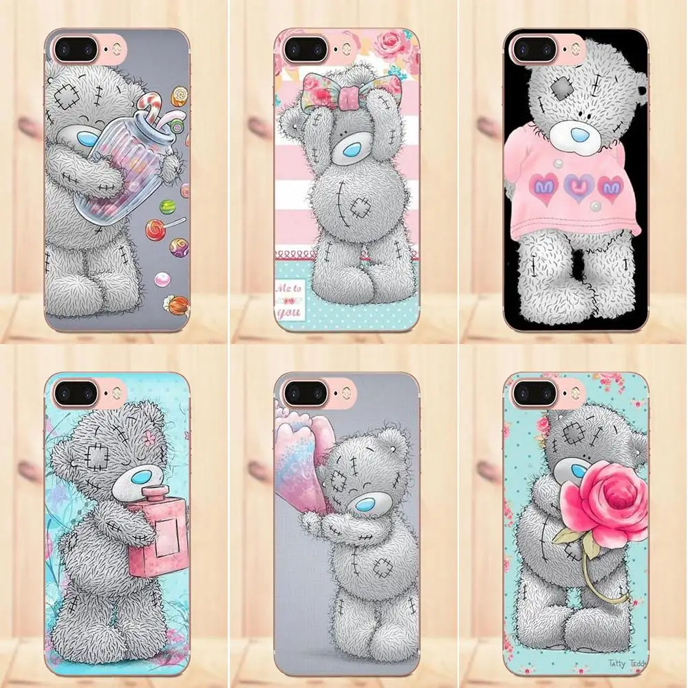 Maerknon стильная футболка с изображением персонажей видеоигр Tatty Teddy Me To You Bear для Galaxy