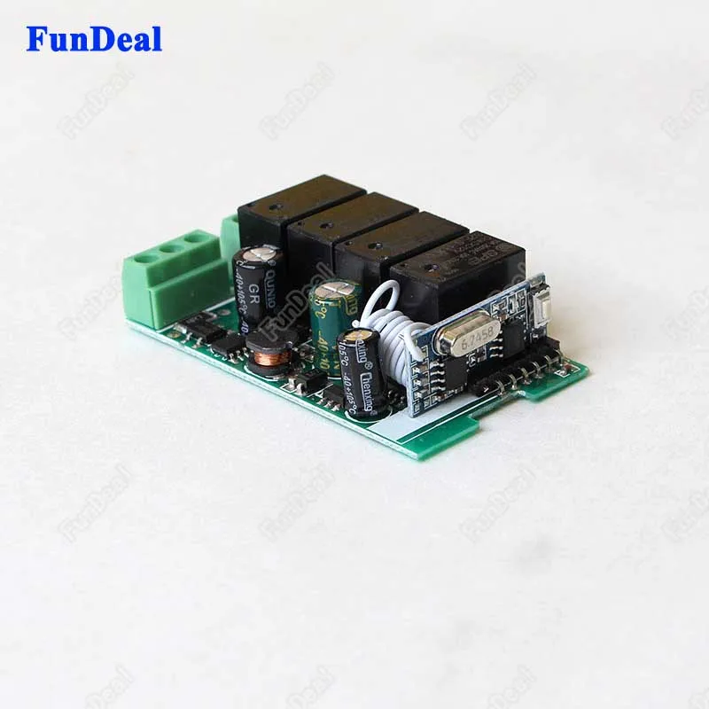 433Mhz Universal Wireless Remote Control Switch AC 85V ~ 250V 110V 220V 4CH Relay Receiver Module and RF 433 Mhz Controls | Электроника