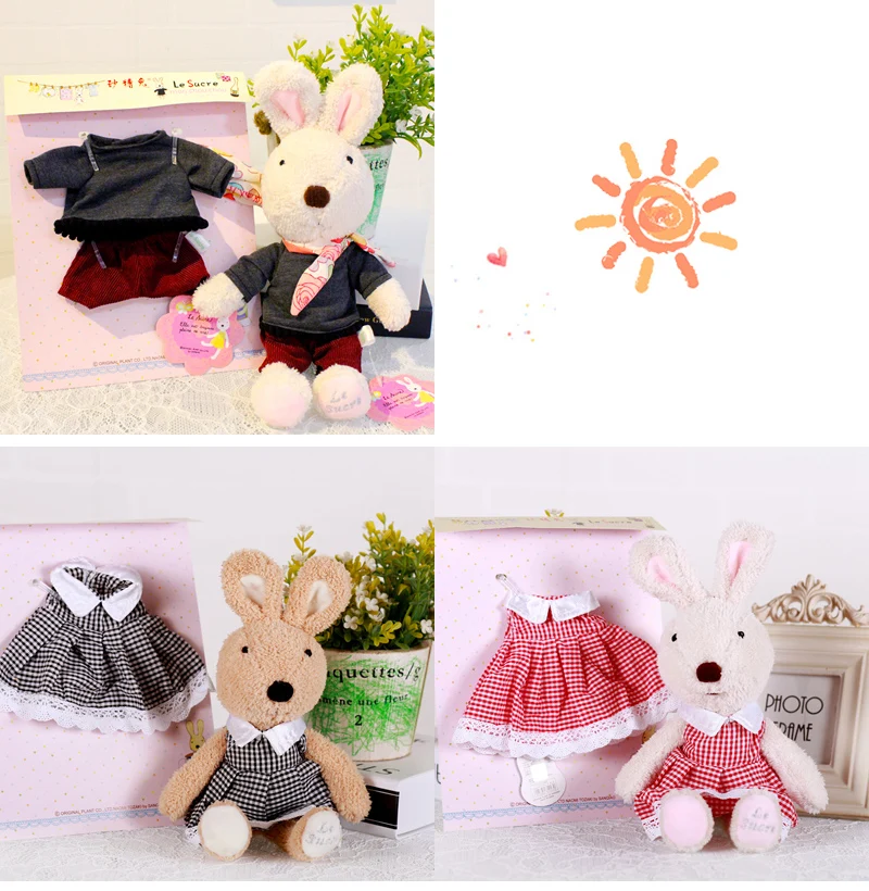 30 см Одежда для кукол кролик кошки медведи плюшевые игрушки 1/6 BJD одежда куклы ветрозащитный свитер Одежда для девочек игрушки для детей Подарки