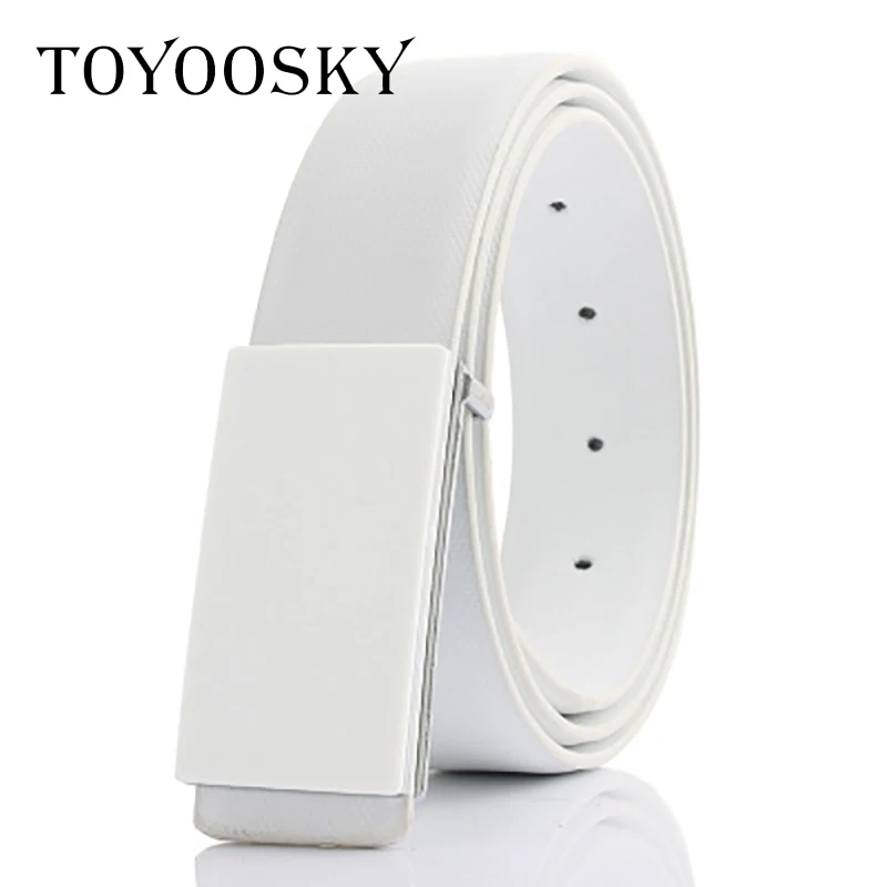 Мужские ремни из натуральной кожи TOYOOSKY черные коровьей 105 125 см 2018|Мужские ремни| |