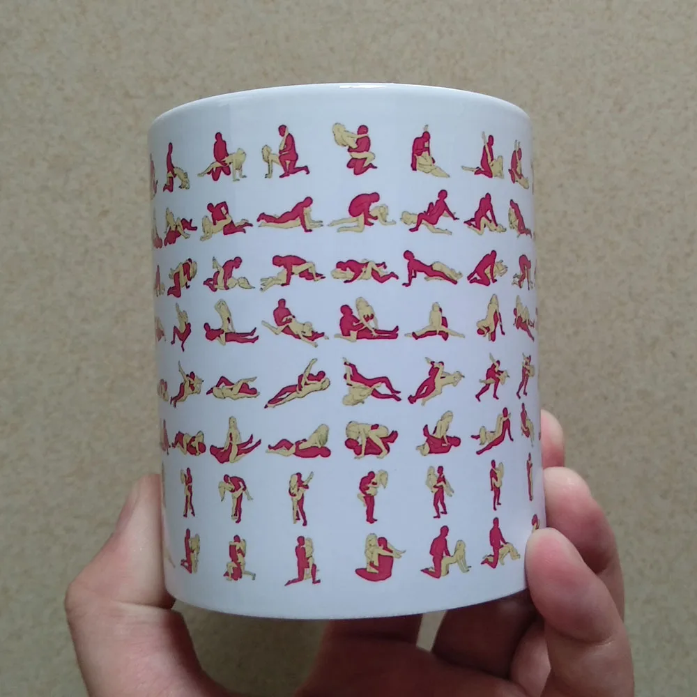 Креативные керамические кофейные чашки и кружки для чая, молока, сока с дизайном 120, эротическое сексуальное положение для мужчин и женщин