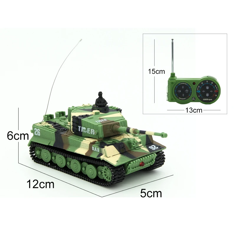 1: 73 канал мини rc танк toys дистанционного управления армии танки RC Мигать Боевой
