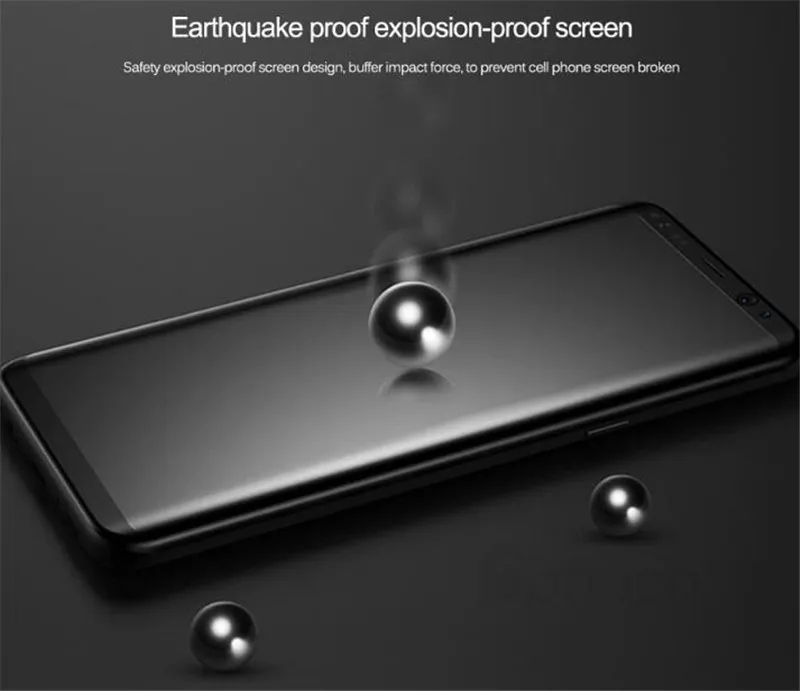 30 шт./лот 3D изогнутое полное покрытие закаленное стекло для Samsung Galaxy S8 Plus Защита