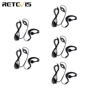 Наушники для RETEVIS RT388, RT628, RT32 детские, с микрофоном, разъем 2,5 мм, 5 шт.