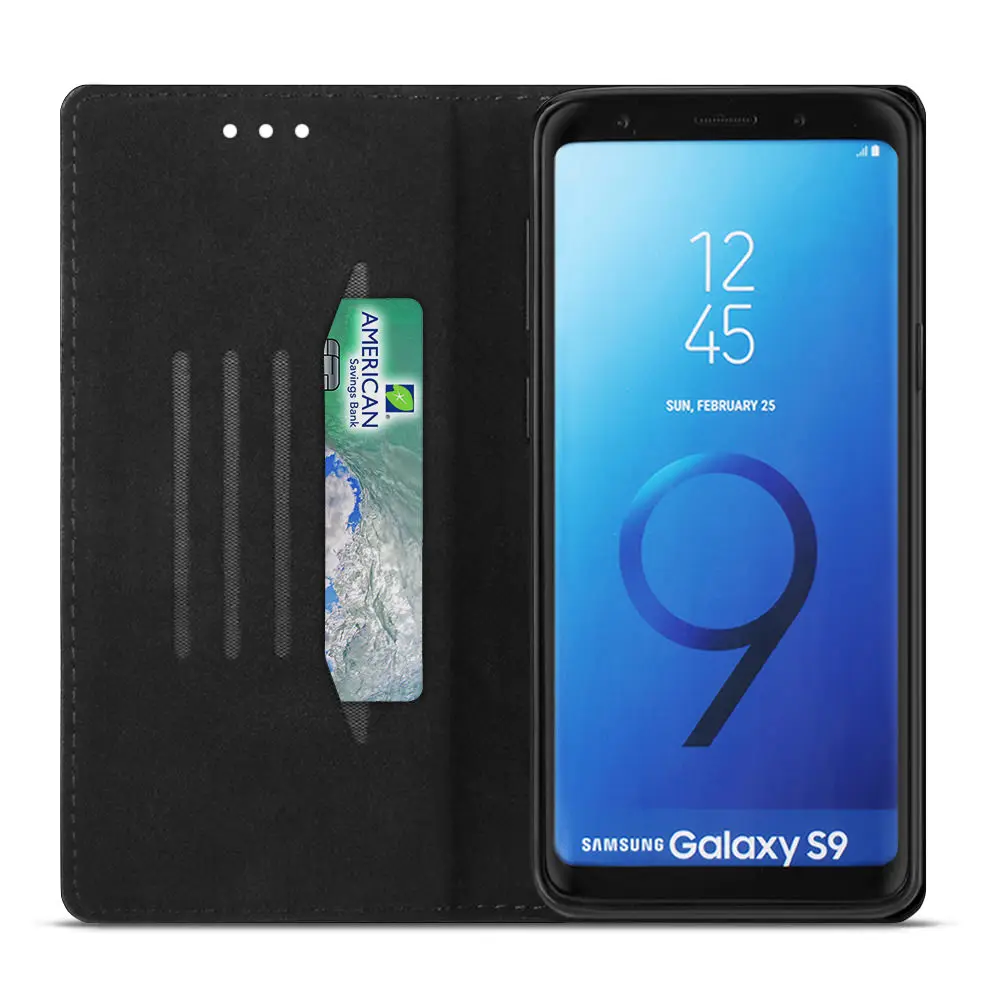 L-FADNUT углеродного волокна Флип кожаный чехол для samsung Galaxy J5 J3 J4 J6 бумажник чехол для samsung A7 A3 A5 A6 A8