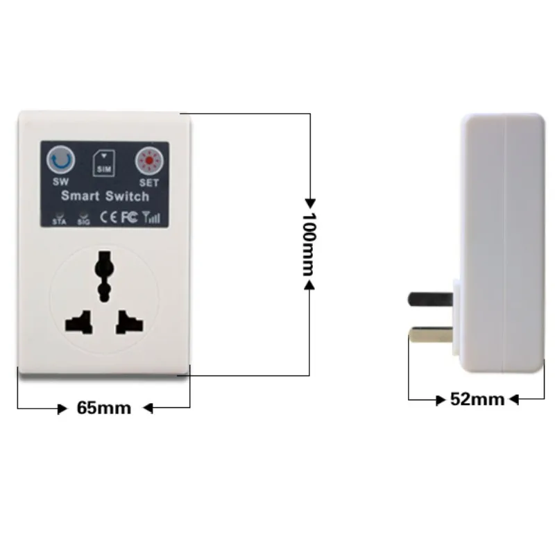 SC1-GSM GSM Мощность разъем Беспроводной Smart коммутатор с мобильного телефона RC