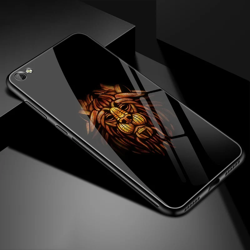 Роскошный для Xiaomi Redmi Примечание 5A чехол из закаленного стекла с твердым мягким краем для телефона для Xiaomi Redmi Примечание 5A силиконовый чехол 3d 5,5