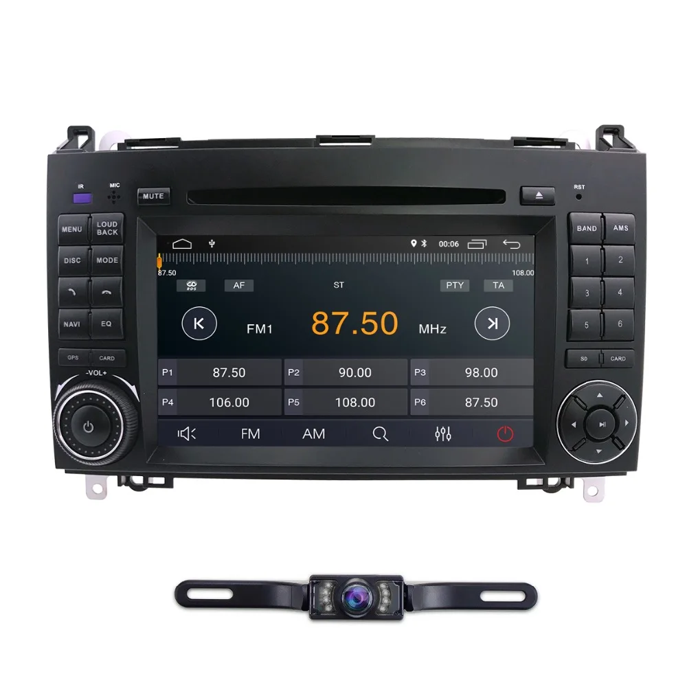 2 DIN Авторадио gps Android 8 1 Автомобильный мультимедийный dvd-плеер для Mercedes Benz C-Classs CLC W