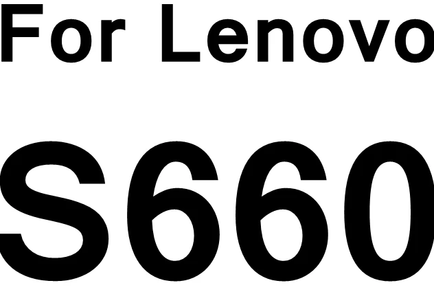 for Lenovo S660 Закаленное Стекло для lenovo A536 A606 A850 A5000 K3 k900 P70 P780 S580 S60 S660 S850 S860 Экран протектор SKLO пленка en verre чехол - Цвет: for Lenovo S660