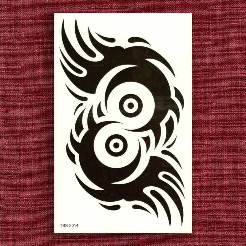 Временные фальшивые татуировки водонепроницаемые наклейки для переноса воды с