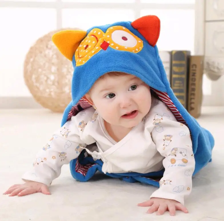 Симпатичные Младенческой Пеленальный Детское Одеяло Новорожденный Супер Мягкий