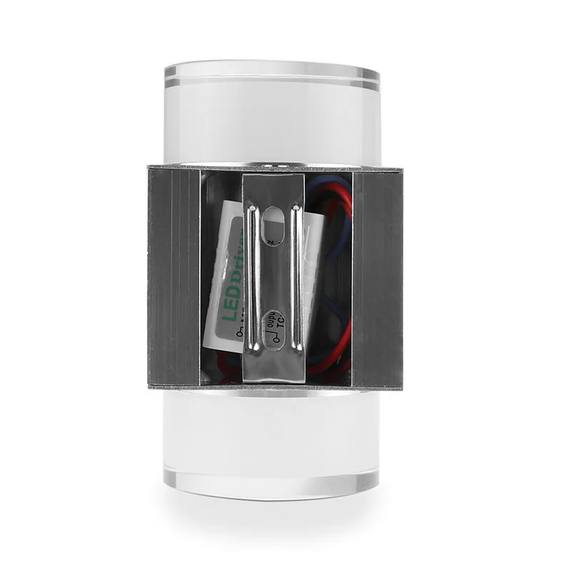 Вверх вниз 10 Вт светодиодный настенный светильник для спальни цилиндрический