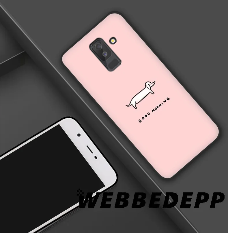 WEBBEDEPP такса Doberman мягкий тпу силиконовый чехол для Samsung Galaxy S10 S10e S9 S8 Plus S7 S6 Edge &amp J6 |