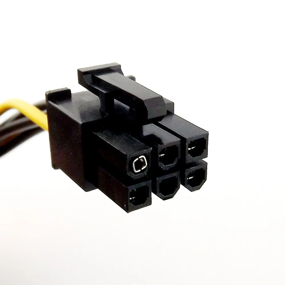 10-контактный двойной 4-контактный преобразователь питания Molex в 6-контактный PCI-E