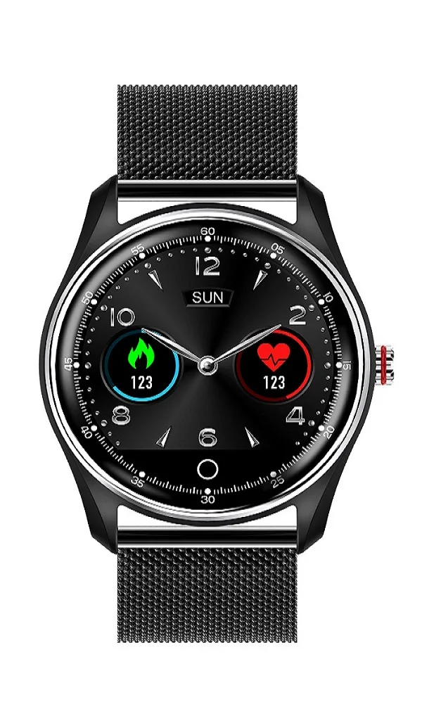 Steel Black Смарт часы мужские MAFAM MX9 умные часы с измерением давления фитнес браслет женские смарт часы с измерением давления часы смарт умный браслет Смарт часы смарт браслет здоровья умный браслет часы мужские Фитнес браслет - Цвет: Steel Black