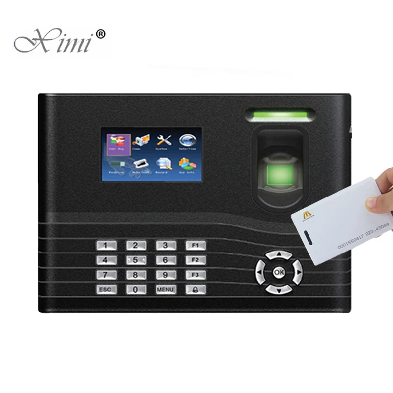 

TCP/IP отпечатков пальцев система контроля допуска к двери с 125 кГц RFID Card Reader ZK IN01-A фингерпринта