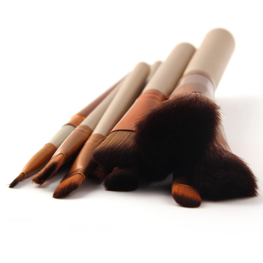 Набор кистей для макияжа 12 шт./лот основа пудра лица румяна профессиональная