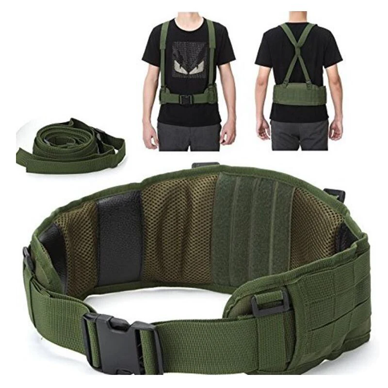 Тактический пояс мужской армейский специальный Молл удобный мягкий EAS