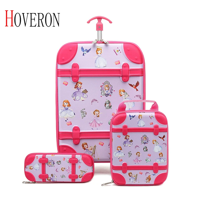 7 Мультяшная детская дорожная сумка на колесиках, Sac Enfant, чехол для костюма для детей, Детский чехол на колесиках, дорожные багажные сумки с колесиками - Цвет: 7