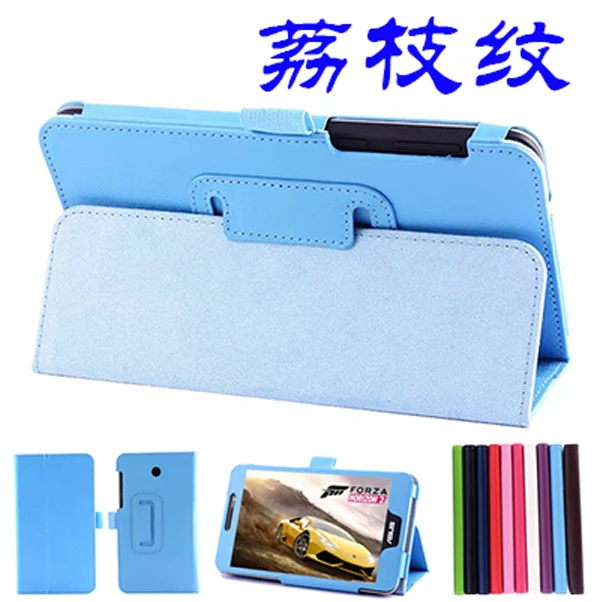 Роскошный 2 складной Leeche Folio Stand PU кожаный чехол защитный для Asus FonePad 7 FE375CG FE375CXG
