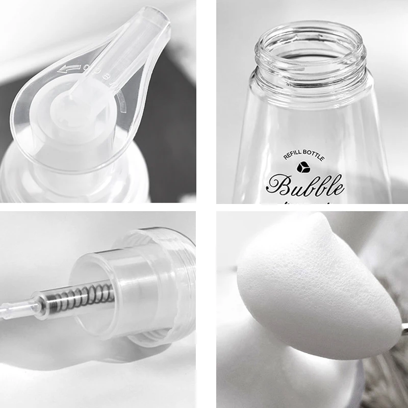 Soap Dispenser Foaming Bottle Mousses Facial Cleanser Bottle Shampoo Shower Gel Foam Pump Bottle 150/300ml