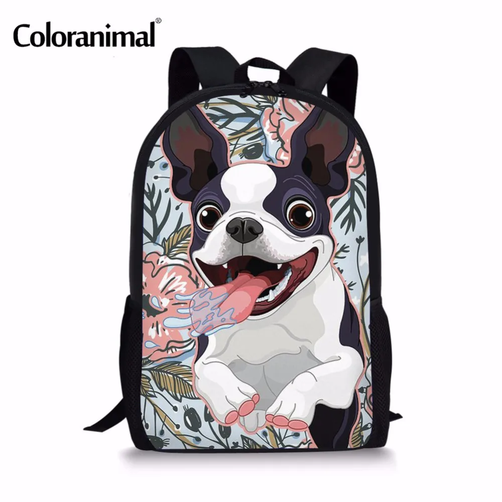 Детский Школьный рюкзак Coloranimal сумка для подростков с рисунком французского