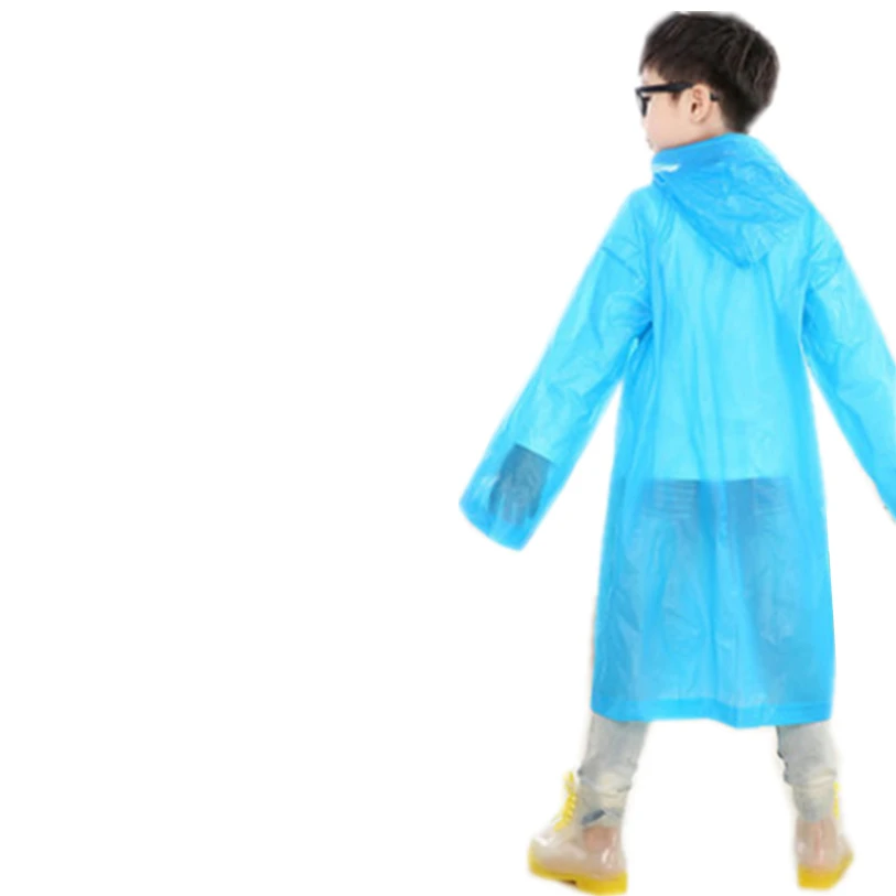 Водонепроницаемый детский дождевик для Дождевой Плащ Длинный плащ/плащ