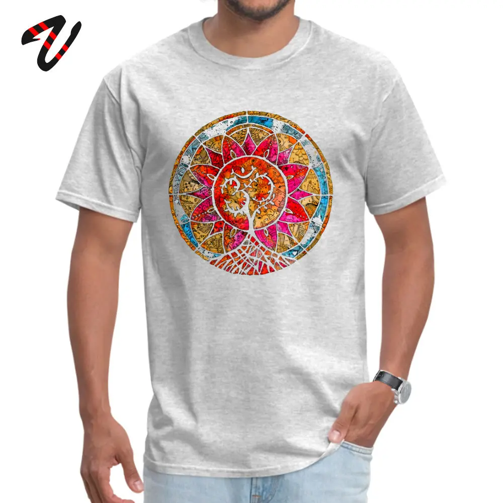 Футболка Древо жизни Мандала футболки летняя последняя новинка Camisa Новой