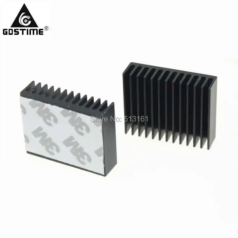 2 шт./лот Gdstime 40x32x10 мм усилитель пельтье охладитель радиатор алюминиевый