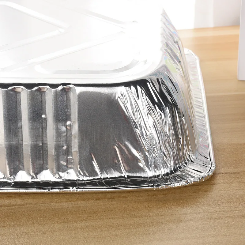 20 шт./компл. одноразовые Carryout контейнеры паром запеченные коробки Олово Коробка с