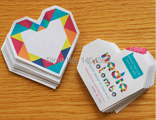 500pcs/lot Custom shape Business Cards Die cut shape,  paper business cards printing, 500pcs a lot wholesale with free design