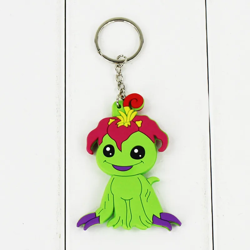 Digimon Приключения 8 шт./лот Agumon Gabumon Patamon Tailmon Gomamon Piyomon ПВХ подвеска брелок