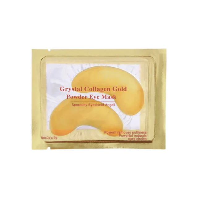 gold 1 AMEIZII 24K Золотая маска для глаз патчи для глаз коллаген Антивозрастной уход для лица Антивозрастные мешки для глаз темные круги увлажняющие - Цвет: gold 1