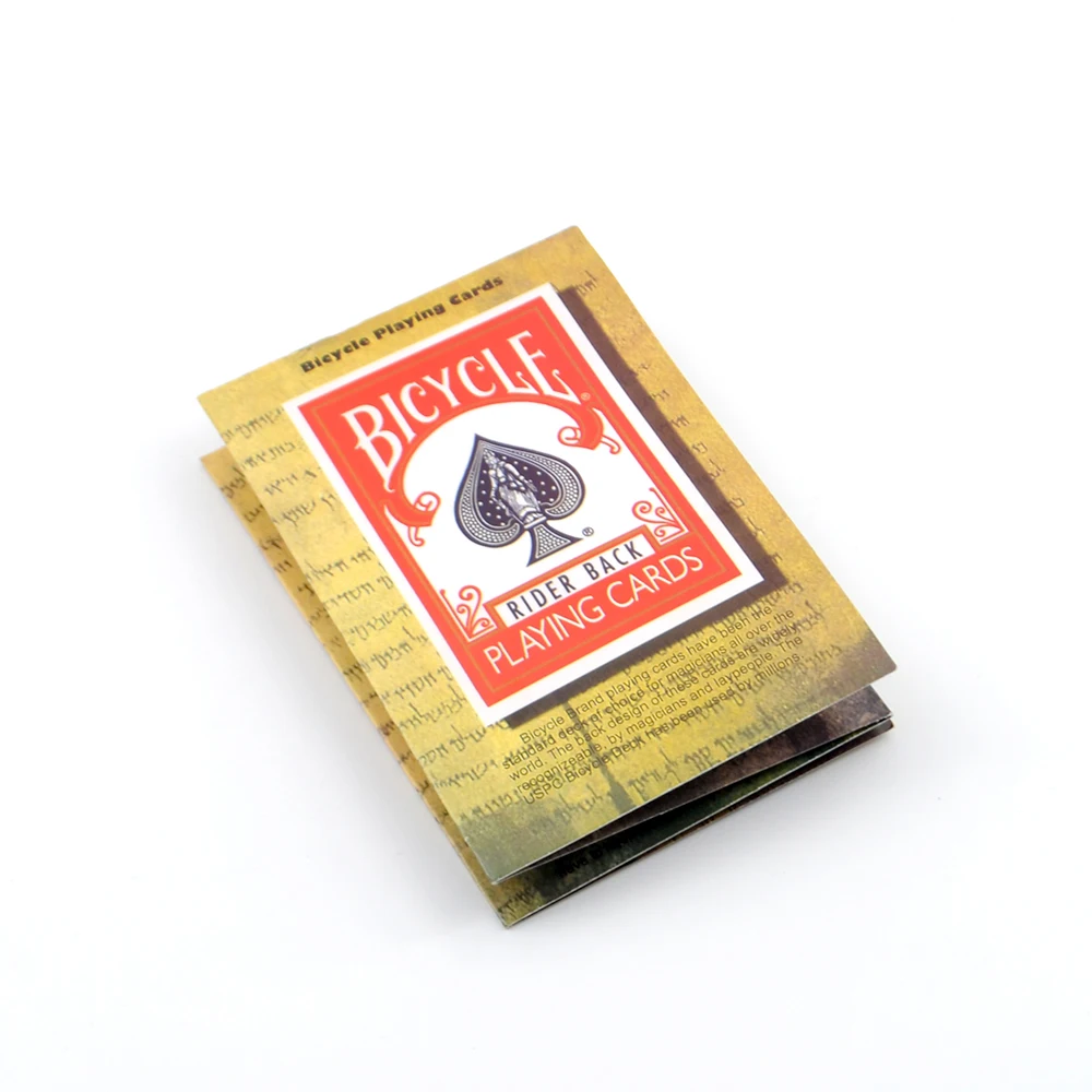 Trucos de Magia de publicidad en 3D, baraja de cartas de Magia de primer plano, ilusi&oacute;n, mentalismo, accesorios de artilugios, baraja de cartas de Magia para magos-1