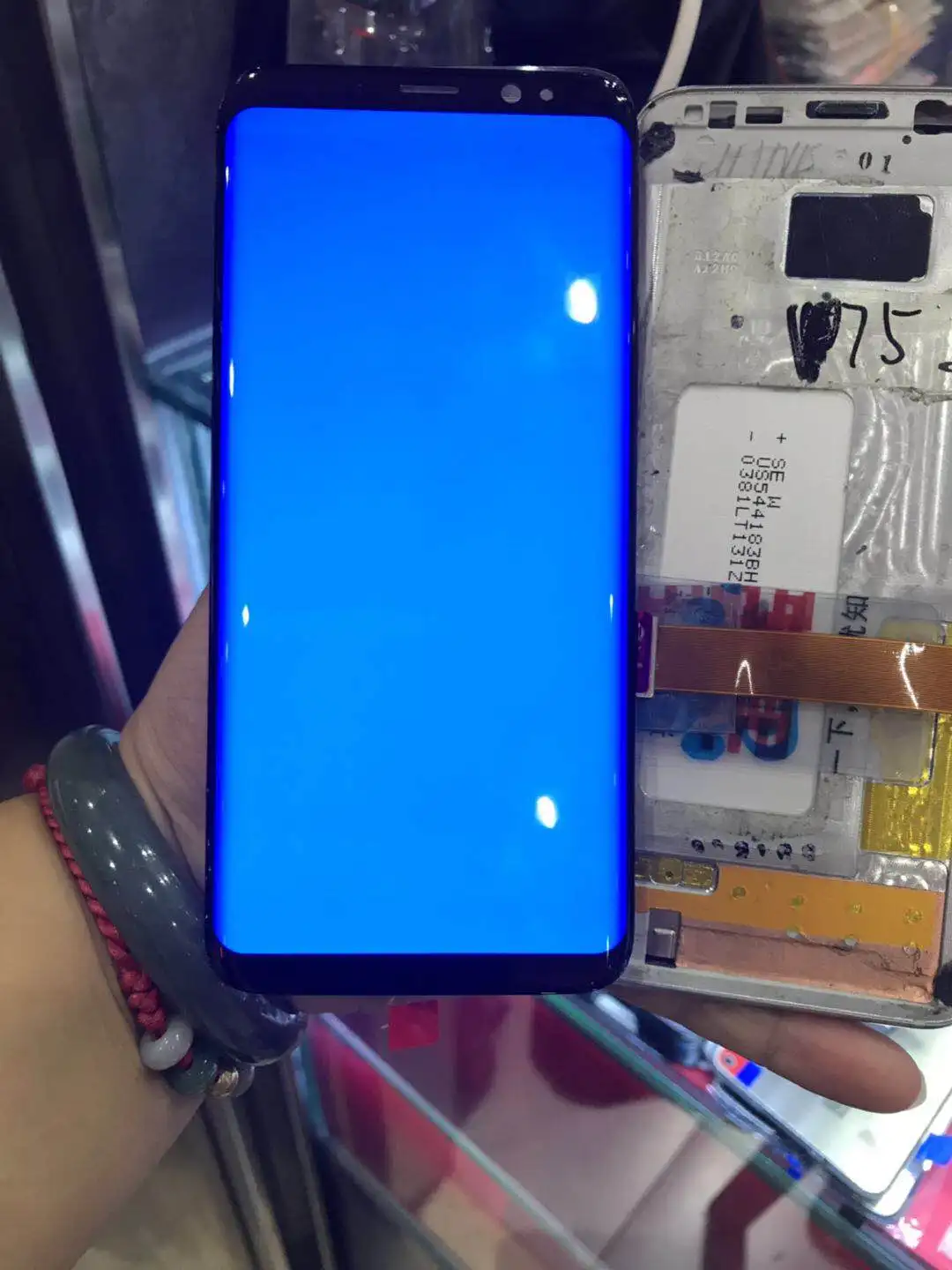 ЖК-дисплей и рамка для Samsung S8 Plus G955 G950 G950F дисплей с сенсорным экраном дигитайзером