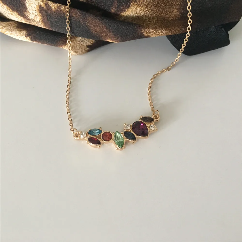 Босоножки на высоком каблуке Blingbling С Покрытием золотого цвета яркое ожерелье с камнями для женщин
