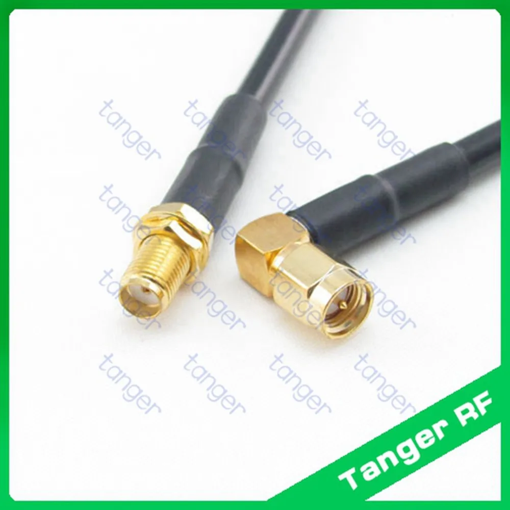 Горячая продажа Tanger Высокое Качество SMA штекер правый для женский разъем RF RG58 Pigtail