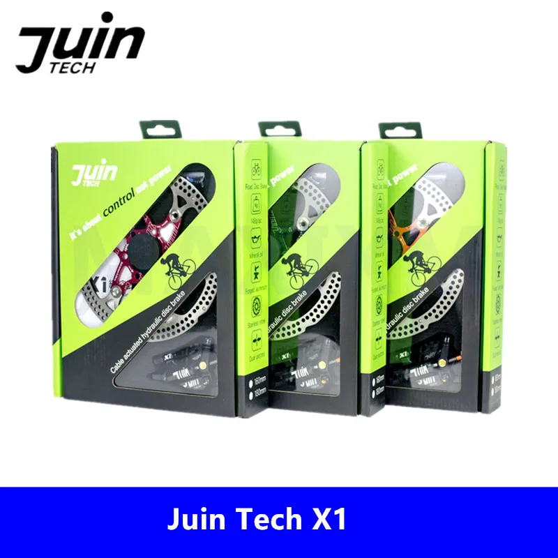 Juin Tech X1 Гибридный гидравлический Дорожный дисковый тормоз Расширенный трос тяга