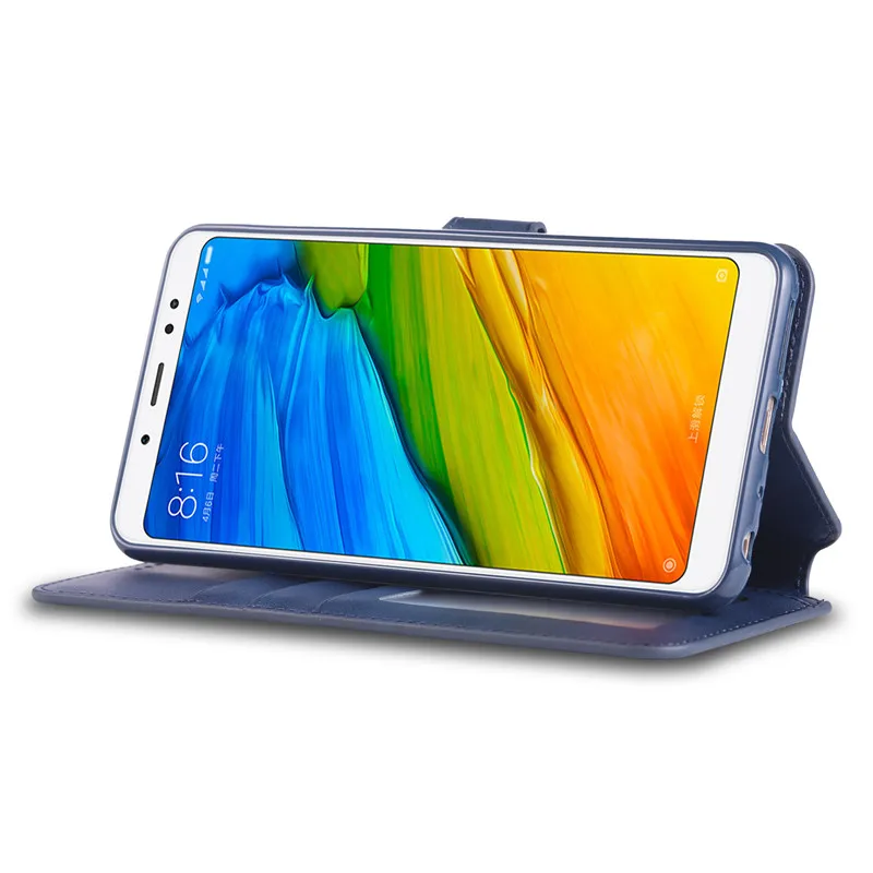 Чехол для телефона Xiaomi Mi Redmi 7 5plus 6 6A из искусственной кожи с откидной крышкой и