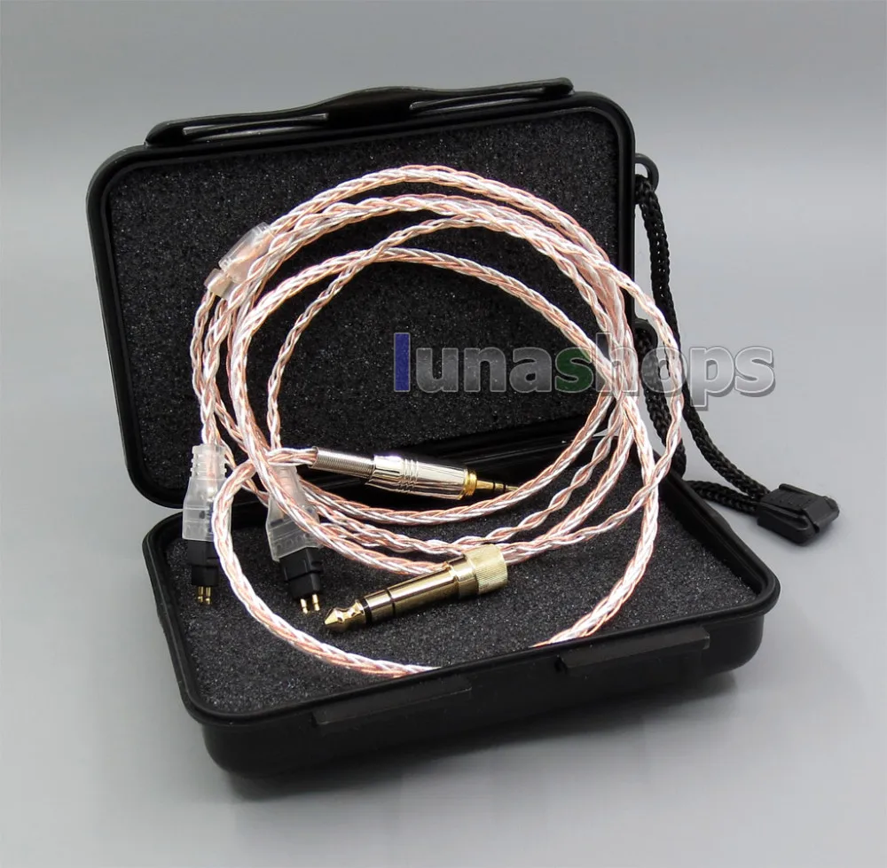 800 провода из меха черно-бурой+ OCC сплав тефлон AFT наушники кабель для Sennheiser HD414 HD420 HD430 HD650 HD600 HD580 LN05400