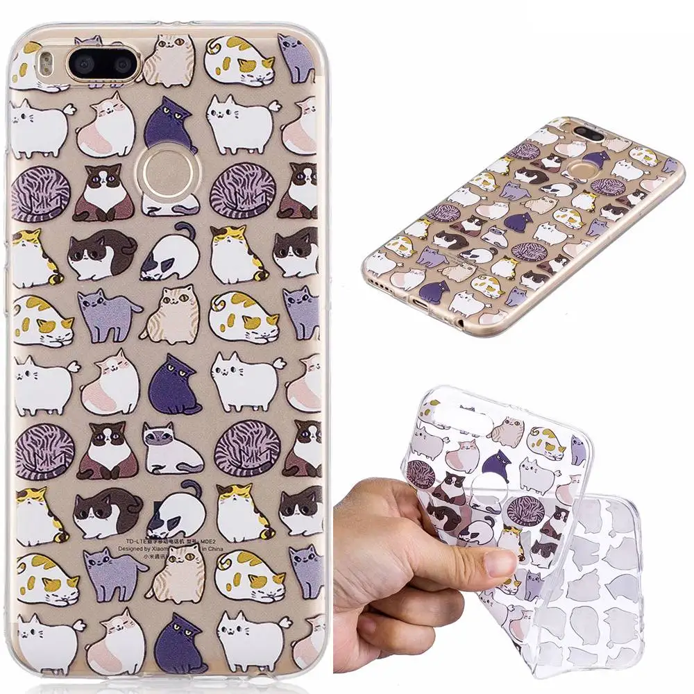 Cover For Xiaomi Redmi 6 5 4A 4X Note 3 4 Case Cute TPU Silicone Slim Panda Flower Back Animal 6X 5X MAX 2 Coque |