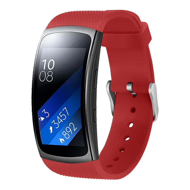 Прочный Удобный ремешок для часов из мягкого силикона сменный Sansung Gear Fit 2/Gear 2 Pro