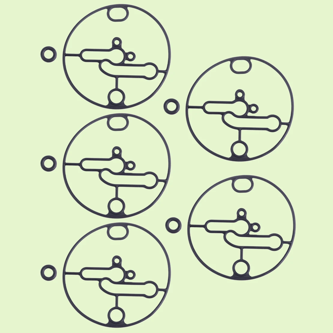 LETAOSK 5 шт. черная резиновая прокладка для поплавок карбюратора чаши 698781 796184