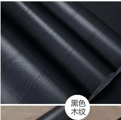 Толстые Матовые деревянные наклейки для обновления мебели простые ПВХ