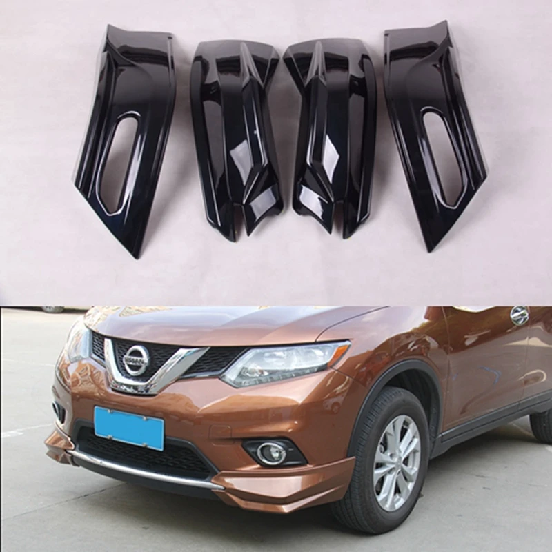 ABS задний бампер для губ сплиттер лоскут cupwings для Nissan X-Trail для Nissan X-Trail сплиттер