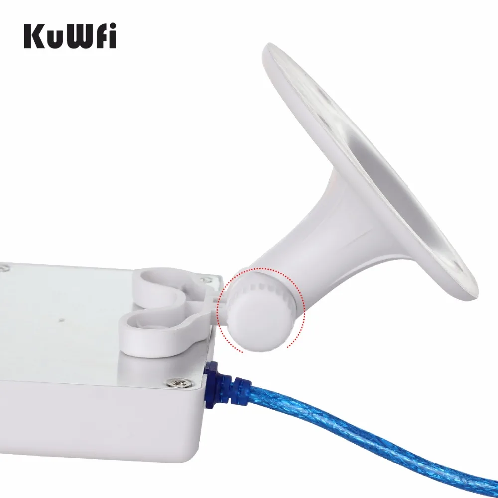 KuWfi 150 Мбит / с Wi Fi приемник Soft AP высоким коэффициентом усиления 14 дБи антенна 5 м